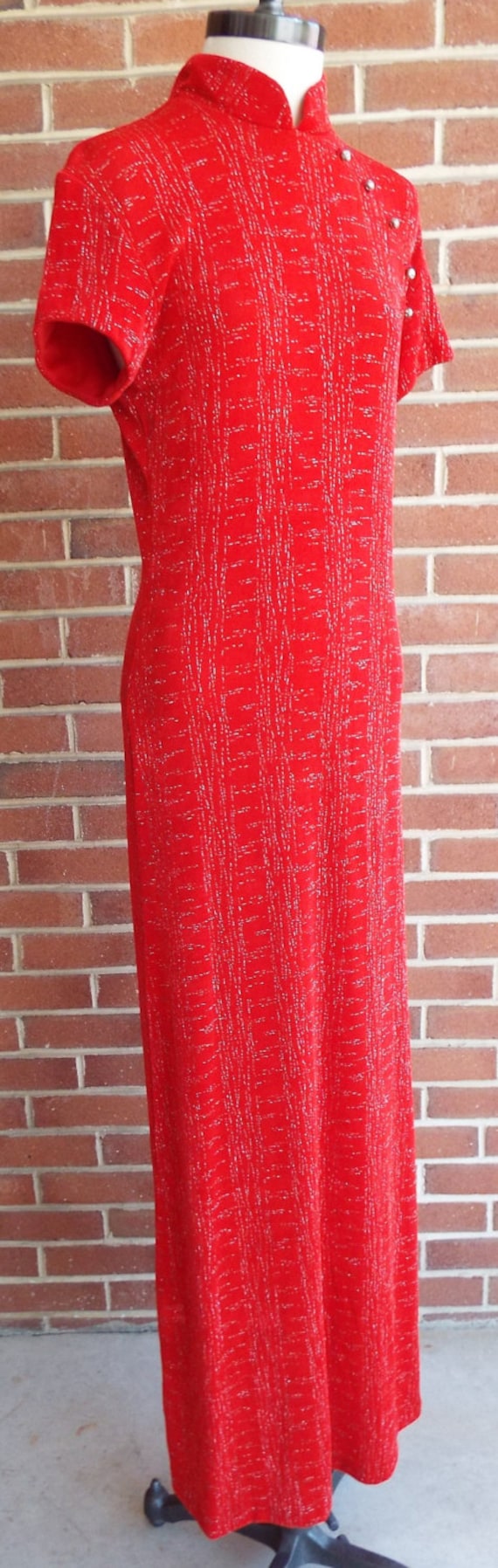 Vintage Sparkley Short Sleeve Dress by Rhapsody LT