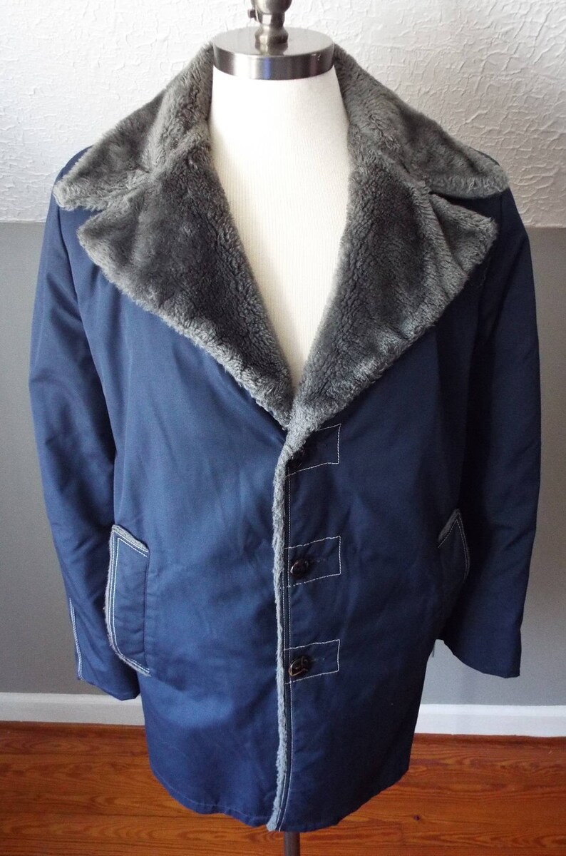 Vintage Men's Winter Coat by Windbreaker Etsy