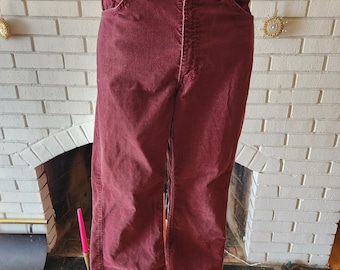 Vintage Maroon Corduroy Pants by Levi's