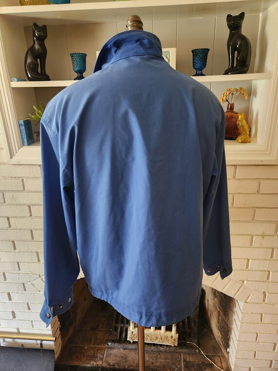 Vintage Blue Jacket With Bird Patches - image 3