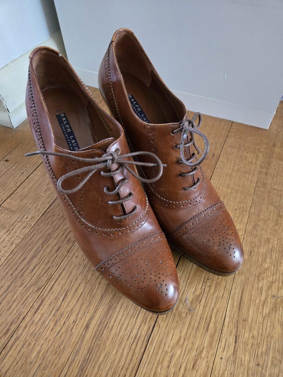 Ralph Lauren Purple Label, Vintage Ralph Lauren Purple Label Oxford Pumps