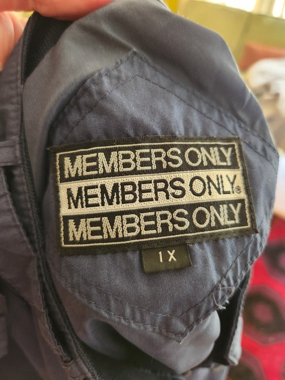 Vintage Dark Blue Members Only Jacket - image 4