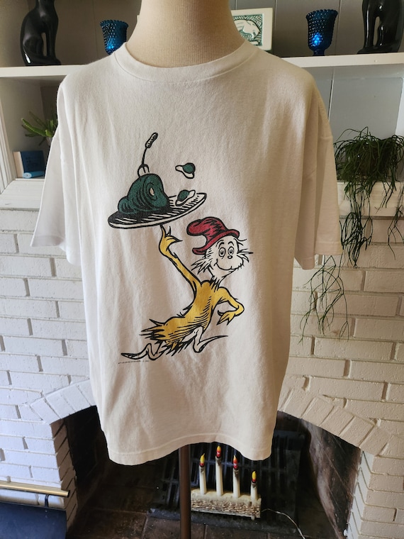 Vintage Green Eggs and Ham T Shirt by Dr. Seuss - image 1