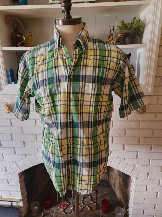 Vintage Short Sleeve Button Down Shirt by Sero Sh… - image 1