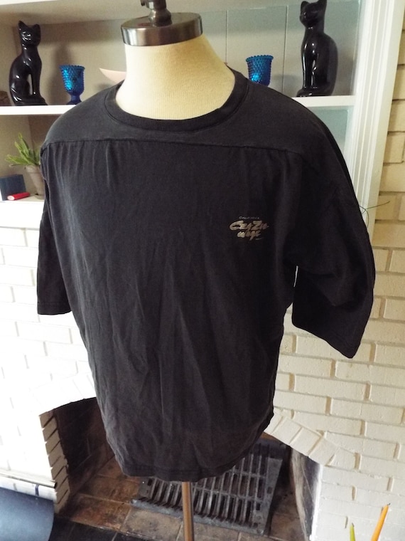Vintage Black T Shirt by California Crazee Wear 