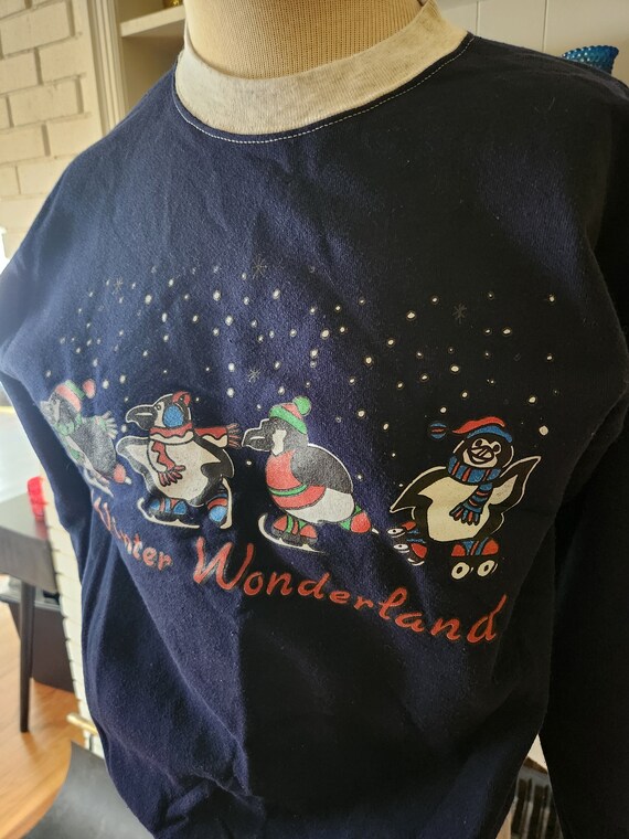 Vintage Winter Wonderland Sweatshirt - image 2