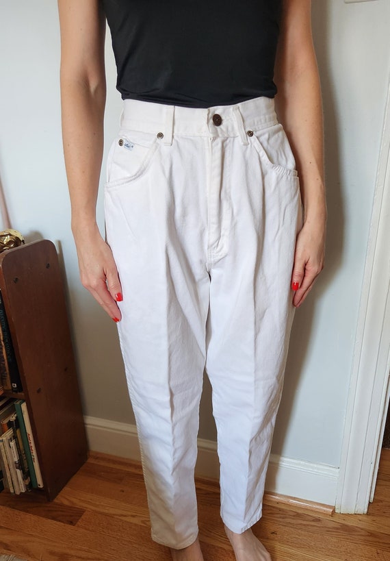 Vintage White Jeans by Chic - image 1