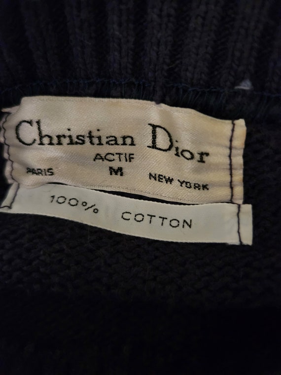 Vintage Long Sleeve Sweater by Christian Dior Act… - image 4