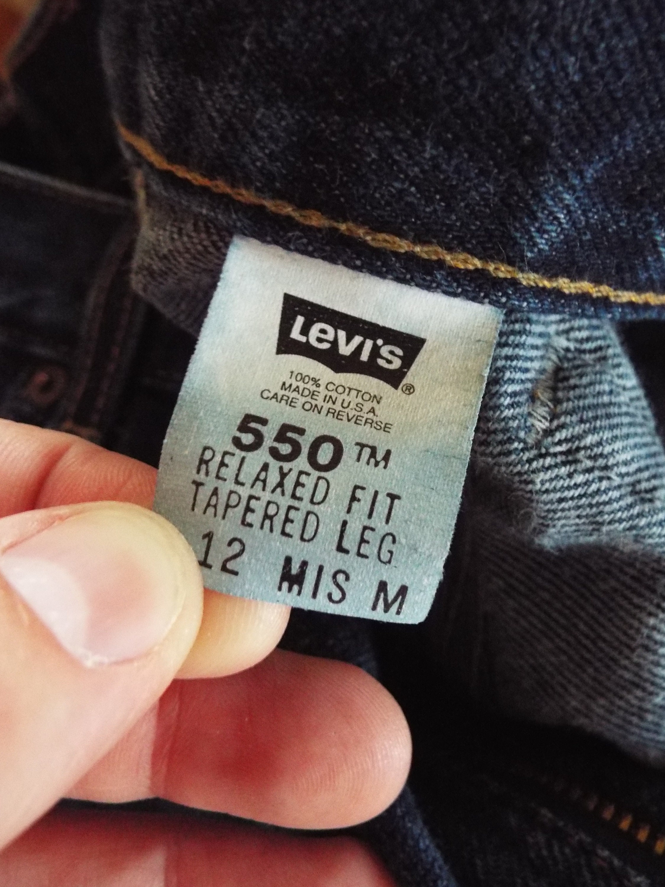 Vintage Denim 550 Jeans by Levi's 