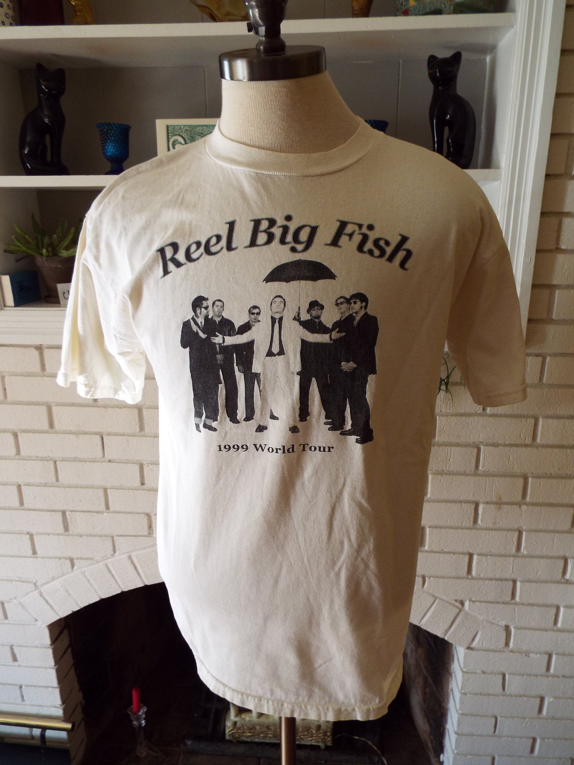 90's Vintage REEL BIG FISH Promo T Shirt XL Bay Side Tag