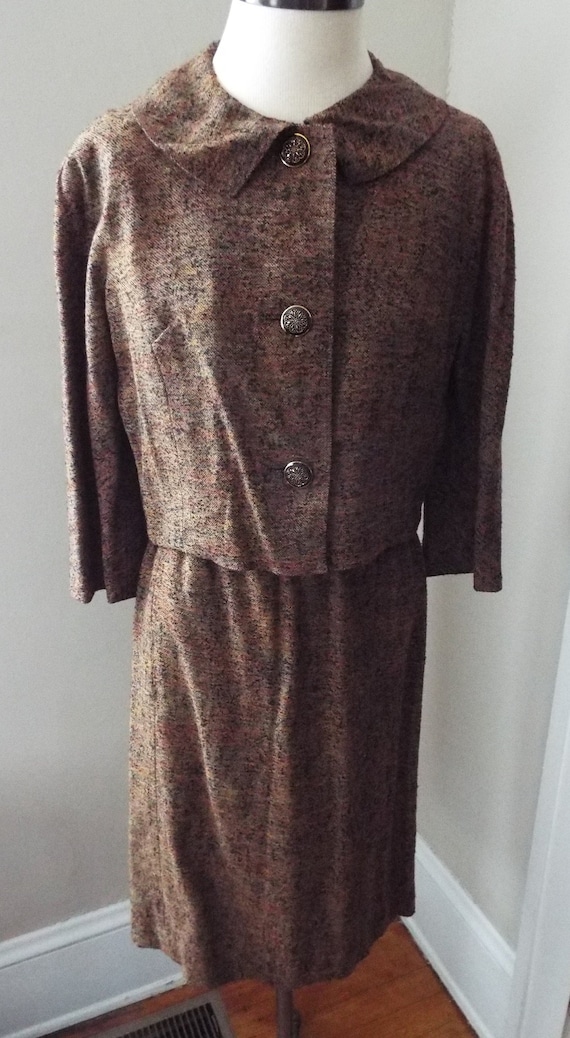 Vintage Handmade Skirt and Jacket Set - Gem