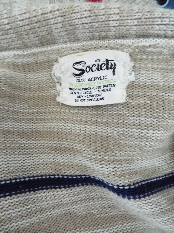 Vintage Long Sleeve Sweater by Society - image 4