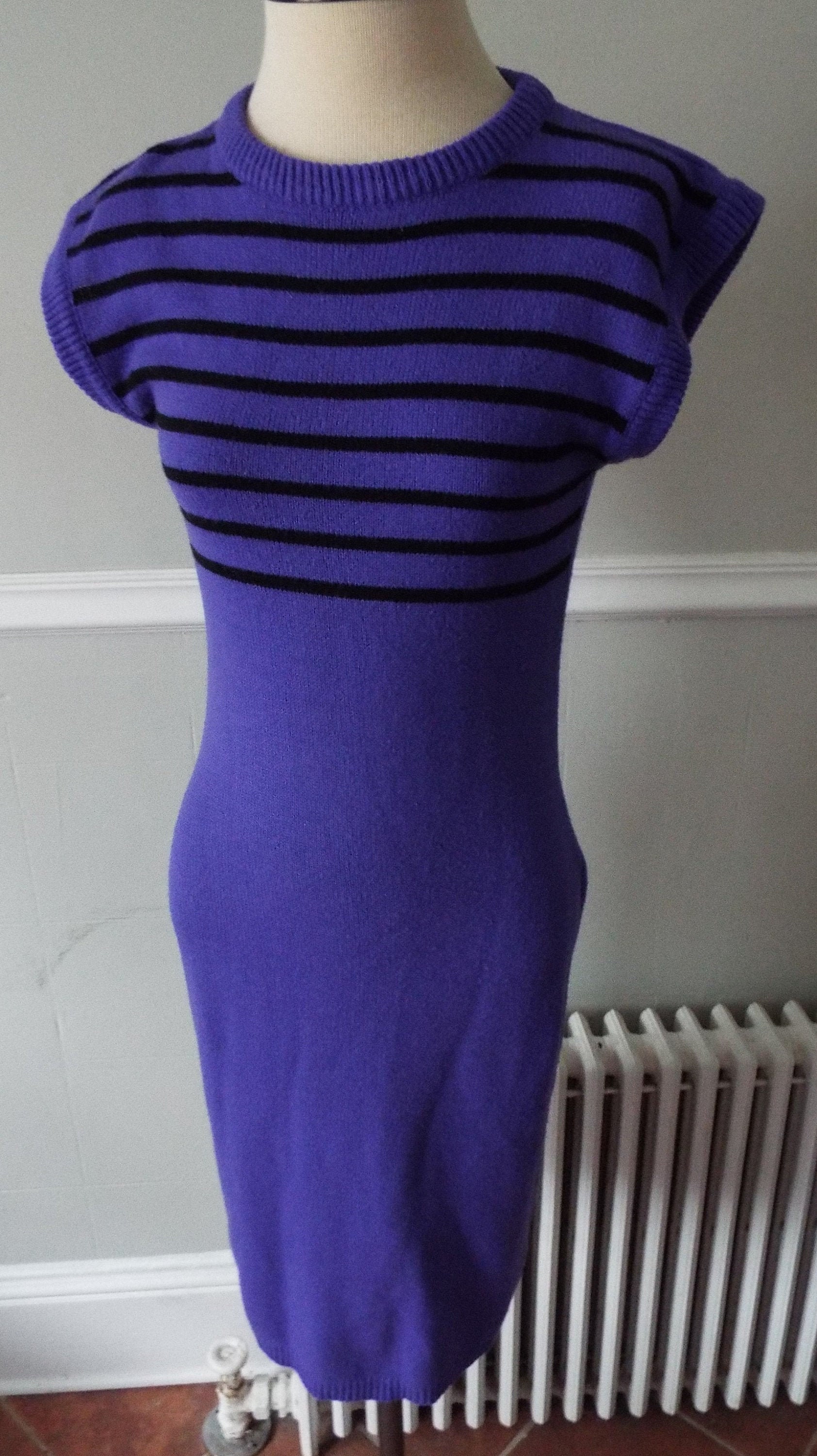 open lace back dress Color Block Long Sleeve Sweater Dress  The Purple Lily