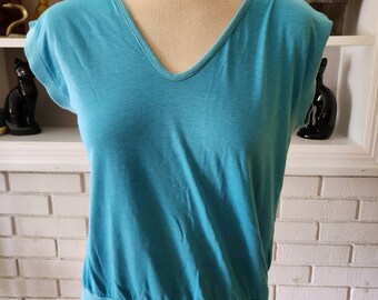 Vintage Blue Tank Top Shirt