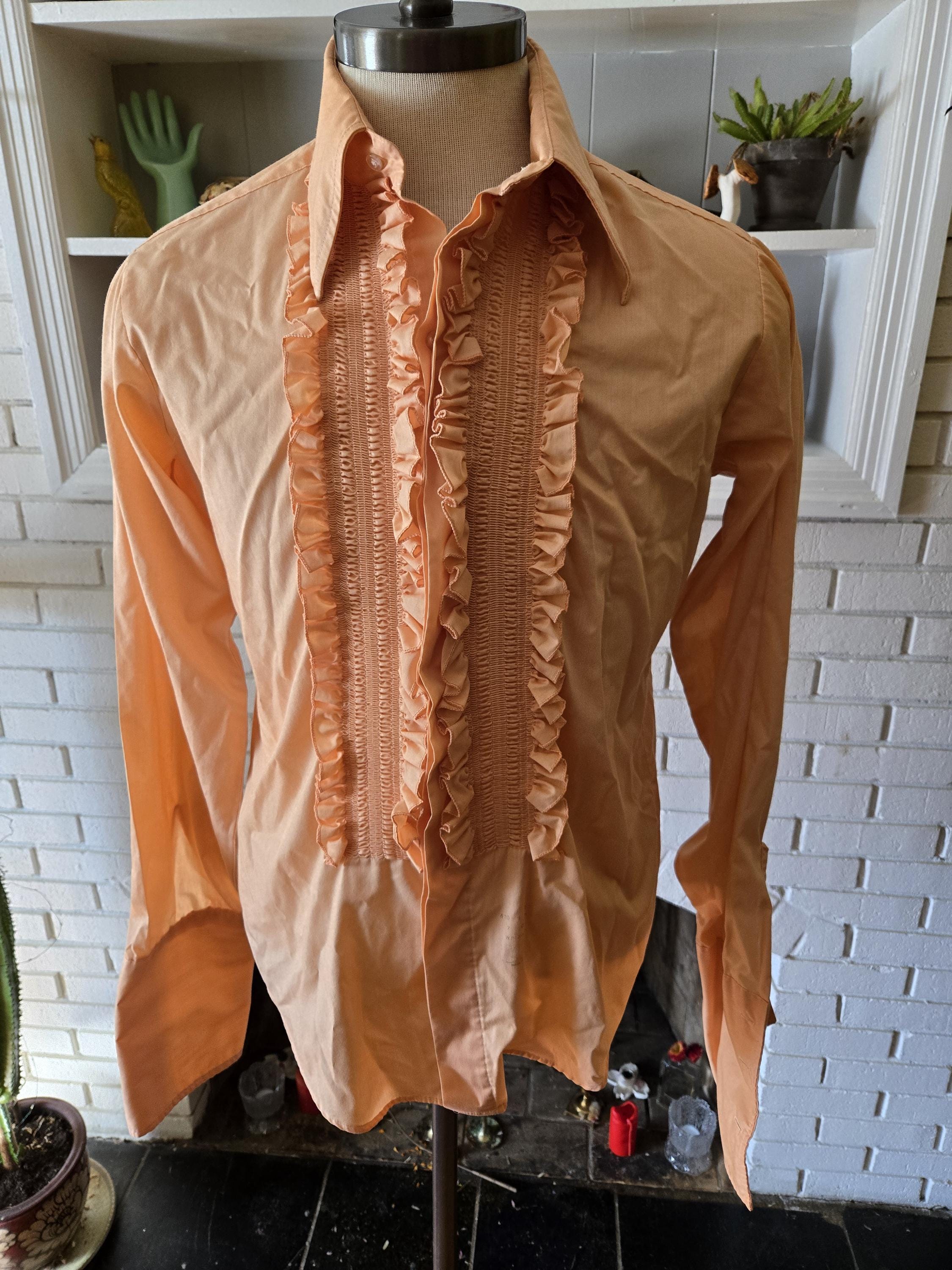 70s BROADWAY TUXMAKERS フリルシャツ | 横浜｜石川町｜古着屋 sheol