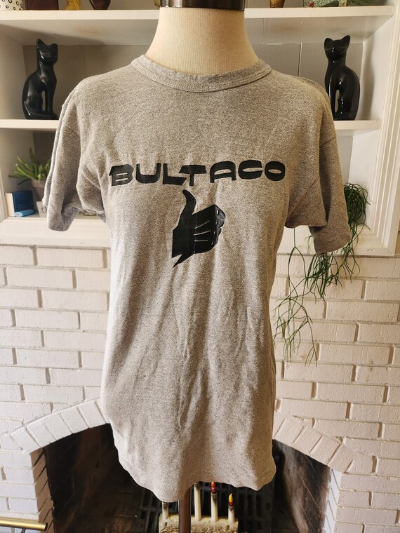 Vintage Bultaco Motorcycle T Shirt by Champion - image 1