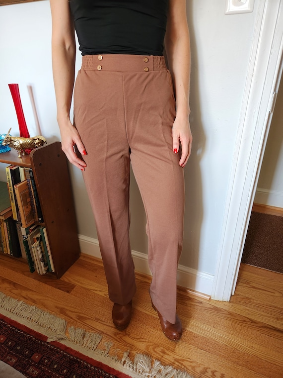 Vintage Light Brown Pants - image 1