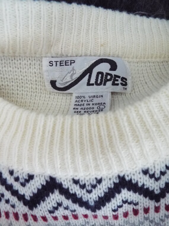 Vintage Long Sleeve Sweater by Steep Slopes - image 4