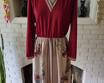 Vintage Long Sleeve Dress by Lady Carol Petites
