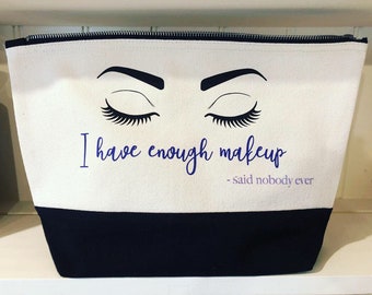Makeup bag eyelashes cosmetic bag