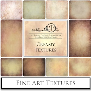 10 TEXTURES CREAMY Set 1 / Sovrapposizioni Photoshop, Sfondo digitale, Carta Scrapbooking