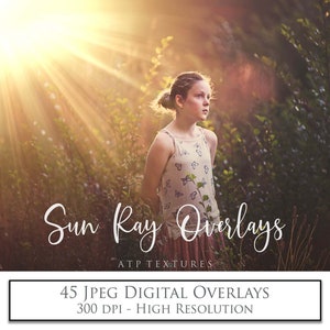 Digital OVERLAYS, Sun Flare, Jpeg,  Photo Overlay, These need a Blending of SCREEN in Photoshop, Lens, Sunlight, Light, Photography