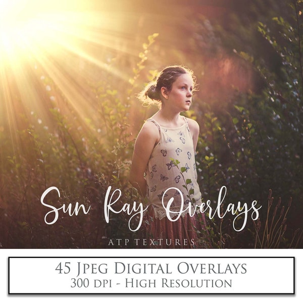 Digital OVERLAYS, Sun Flare, Jpeg,  Photo Overlay, These need a Blending of SCREEN in Photoshop, Lens, Sunlight, Light, Photography