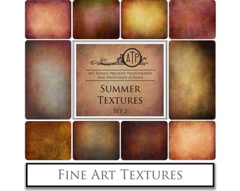 10 Fine Art TEXTURES - SUMMER Set 2 / Overlays, Photography, High Res, Scrapbooking, Background Texture, Photoshop, Digital Backdrop, Paper