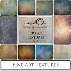 10 Fine Art SCRATCH GRUNGE Textures / Overlays Set 1 / Photography / Scrapbooking / Digital Background / Backdrop / High Res / Photoshop