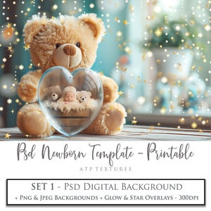 Fundo digital para cartões de recém-nascidos modelo Psd No.2, edição de fotografia, vidro transparente Png e Jpeg, cartão de presente para casamento, dia dos namorados, AI