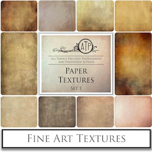 10 Fine Art PAPER TEXTURES Set 1 / Photography / Scrapbooking / Paper / Digital Backdrop / Background / Craft / Photoshop / High Res