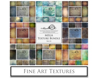 80 Fine Art TEXTURES, Digital BUNDLE No. 14 / Texture Background, Photo Overlay, High Res, Photoshop Overlays, Textured Backdrop