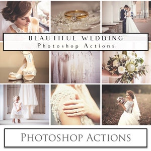 55 PHOTOSHOP ACTIONS - WEDDING / Newborn, Family, Digital Download, Photography Edit, Photo Action