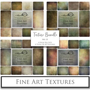40 TEXTURES beaux-arts, lot numérique n° 13. Superposition de photographies, papier de scrapbooking, arrière-plan texturé, superpositions de Photoshop. AAP