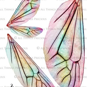 PRINTABLE FAIRY WINGS Set 15 - Cosplay, Pattern, Clipart Png, Print ...