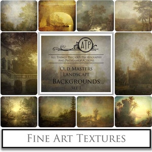 10 TEXTURE d'arte - Set di sfondo PAESAGGIO 1 / Texture fotografica, Alta risoluzione, Scrapbooking digitale, Sovrapposizioni di Photoshop, Sfondo fotografico