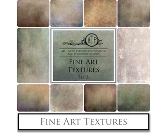 10 FINE ART TEXTURES Set 3 /  Digital Photography, Scrapbooking Paper, Photo Background, Photoshop Overlays, Texture Backdrop, Grunge