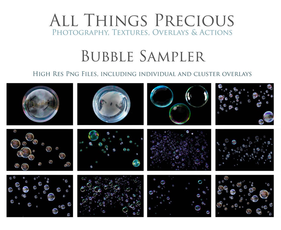 28 BUBBLE OVERLAYS / High Resolution Digital Photography image 3
