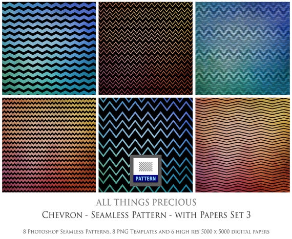 8 Seamless Chevron Patterns 6 Digital Papers Photoshop Scrapbooking Card Making Pattern Paper Digital Download By Atptextures Catch My Party