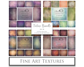 40 TEXTURES BUNDLE No. 38.  Photography, Scrapbooking, Digital Background, High Resolution, Photoshop, Fine Art Texture, Overlay