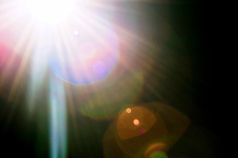 12 LENS FLARE SUN flare Overlays Set 3 / Photoshop Overlay ...