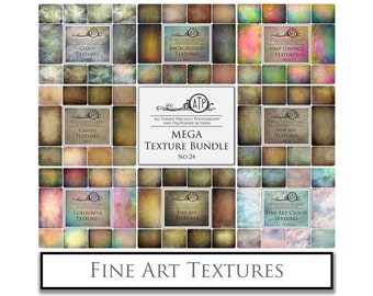 80 Fine Art TEXTURES, Digital BUNDLE / No. 24 / Photo Overlay, Texture Background, Scrapbook Paper, Photoshop Overlays, Textured