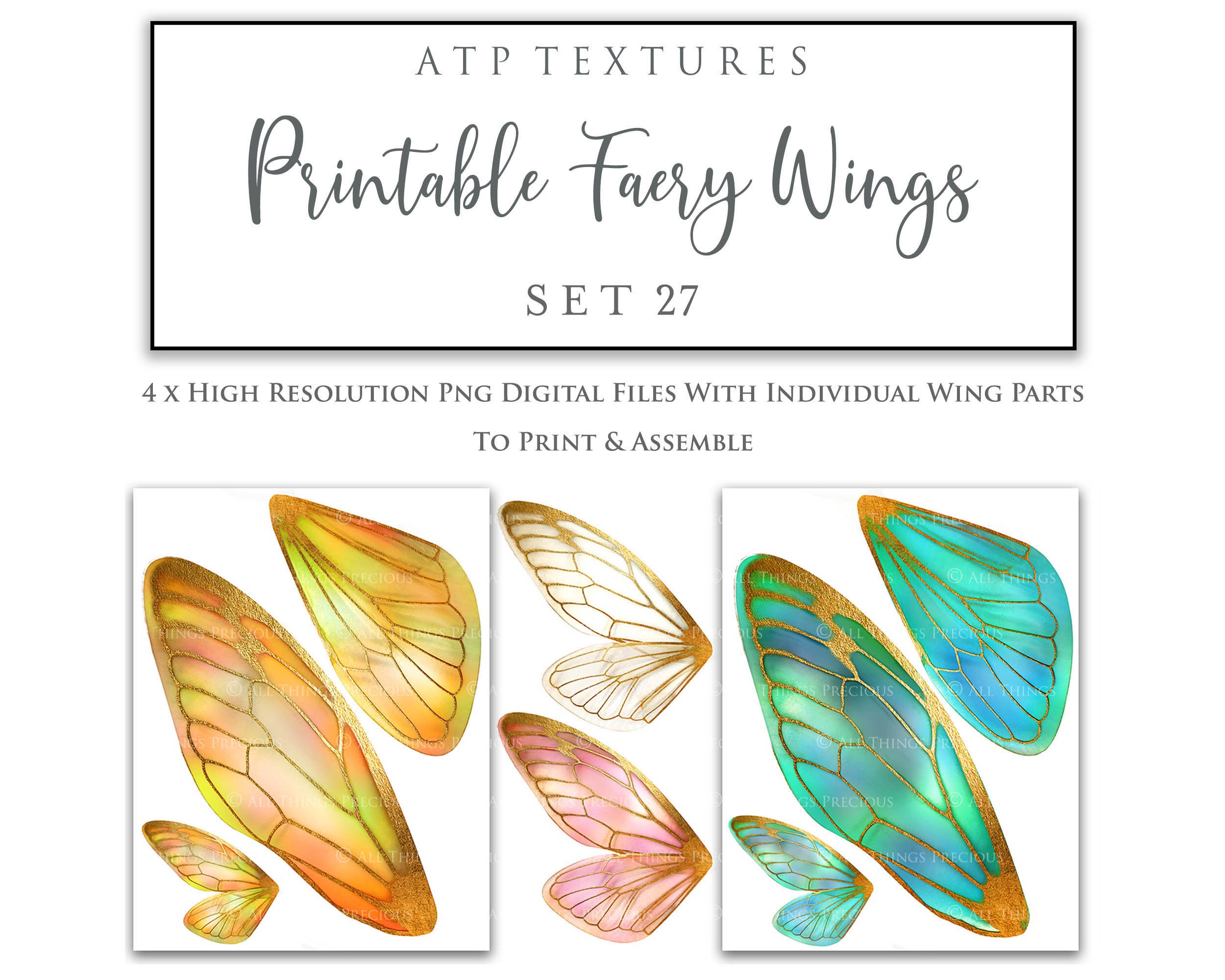 Tinkerbell Wings Pattern
