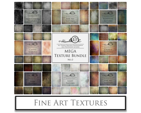 80 Fine Art TEXTURES BUNDLE / No. 3 / Photography Texture, Digital Background, Photoshop Overlays, Textured Backdrop