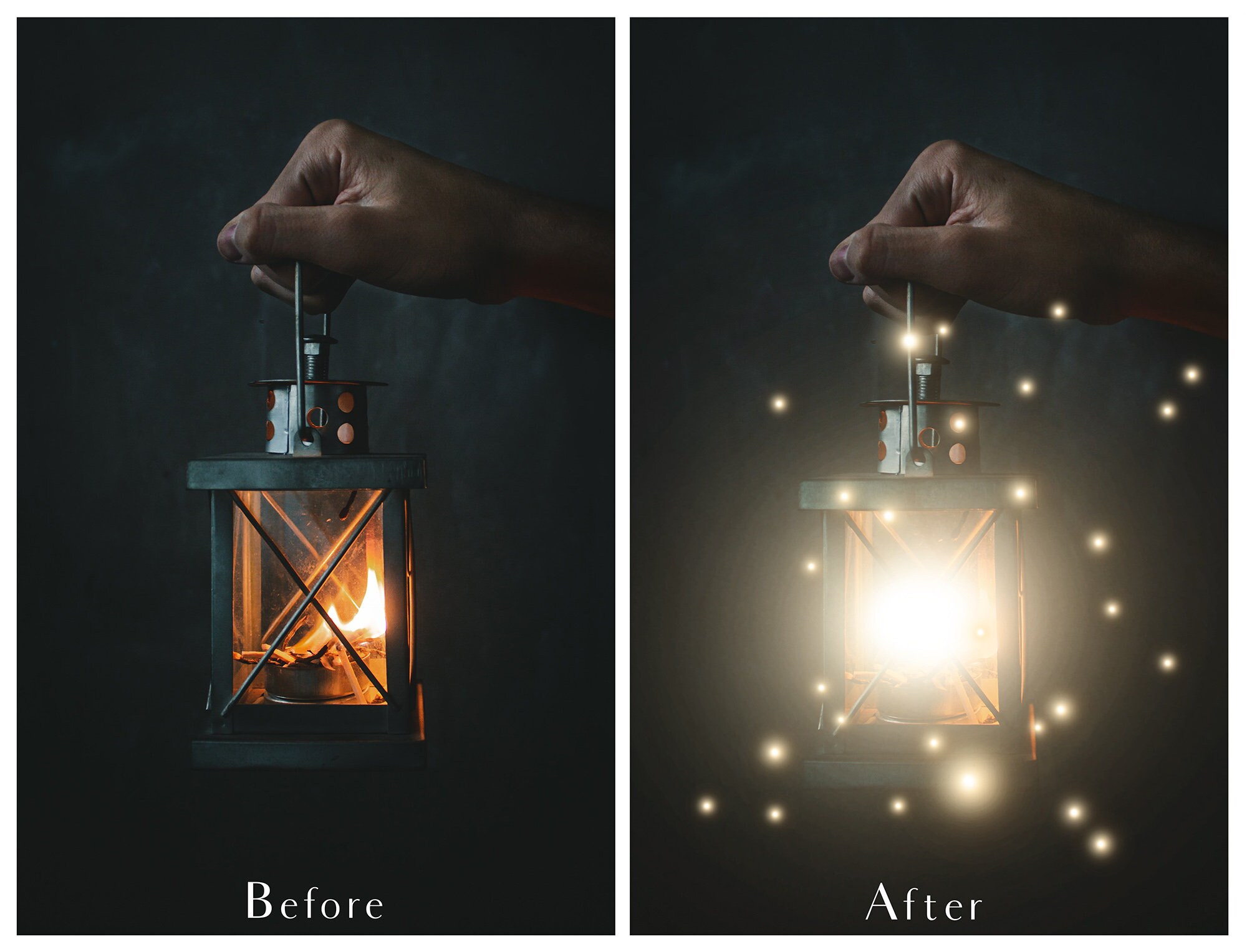 PHOTO OVERLAYS 36 Digital Png LANTERN Glows / Etsy