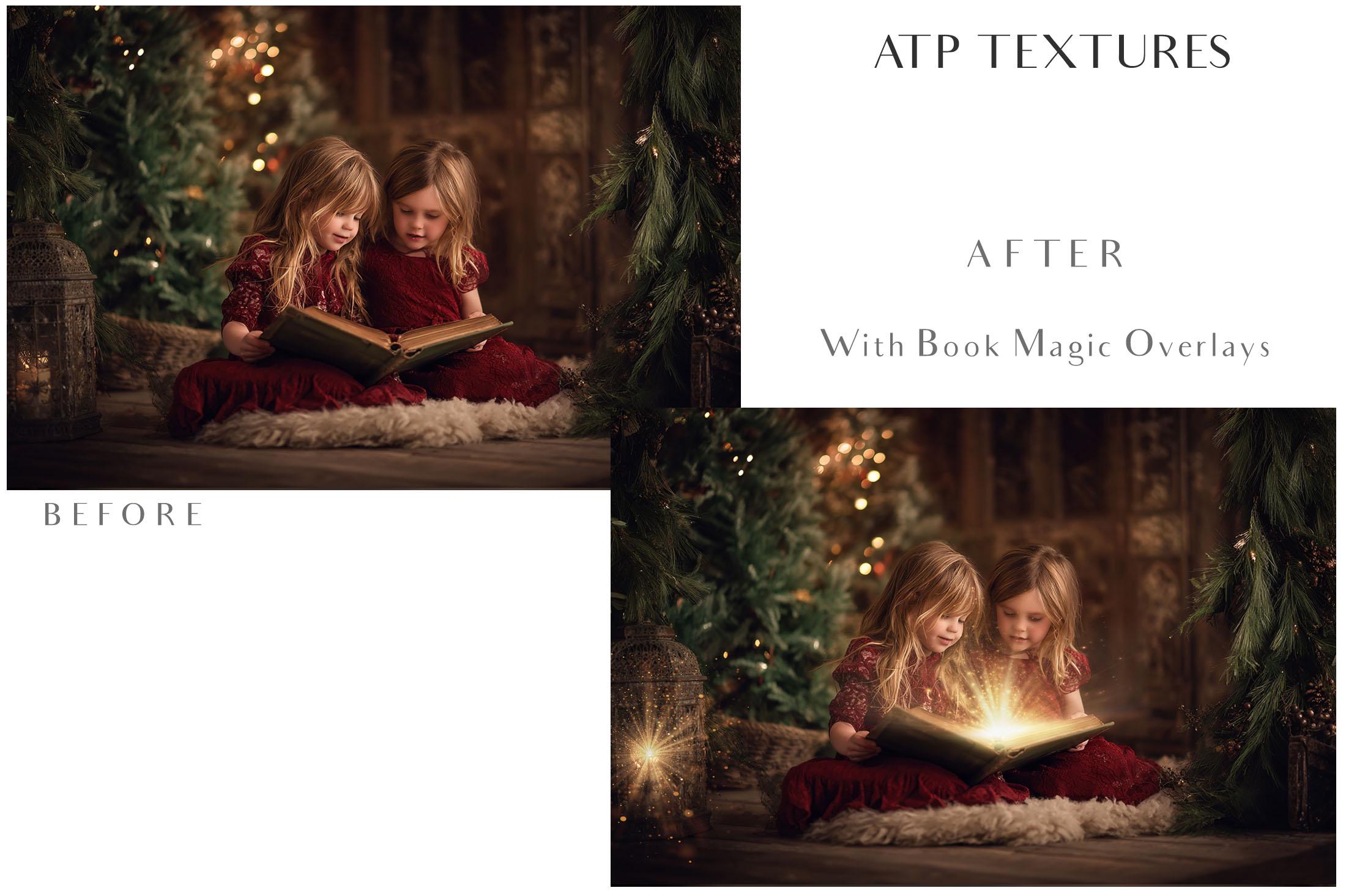 Book Magic OVERLAYS. Christmas Edits. Light Glow, for Photography. Jpeg ...