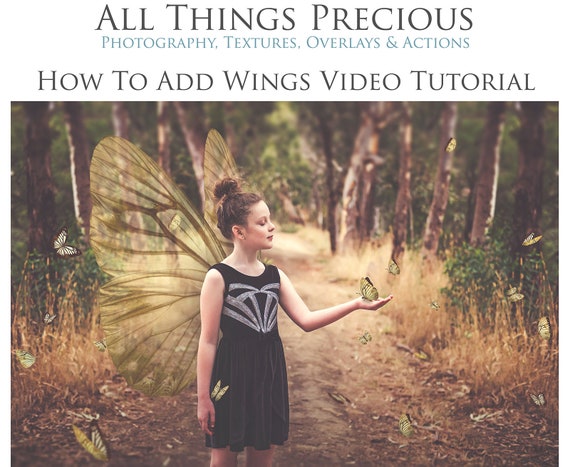 Photoshop Tutorial How To Add Digital Wing Overlays Photoshop Tutorial How To Add Digital Wing Overlays