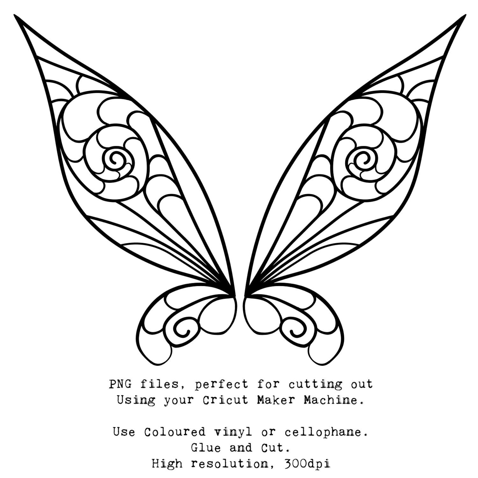 fairy wings template