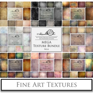80 Fine Art TEXTURES, Digital BUNDLE / No. 6 / Photography Texture, Paper Background, Photo Overlay, High Res, Photoshop Overlays, Backdrop