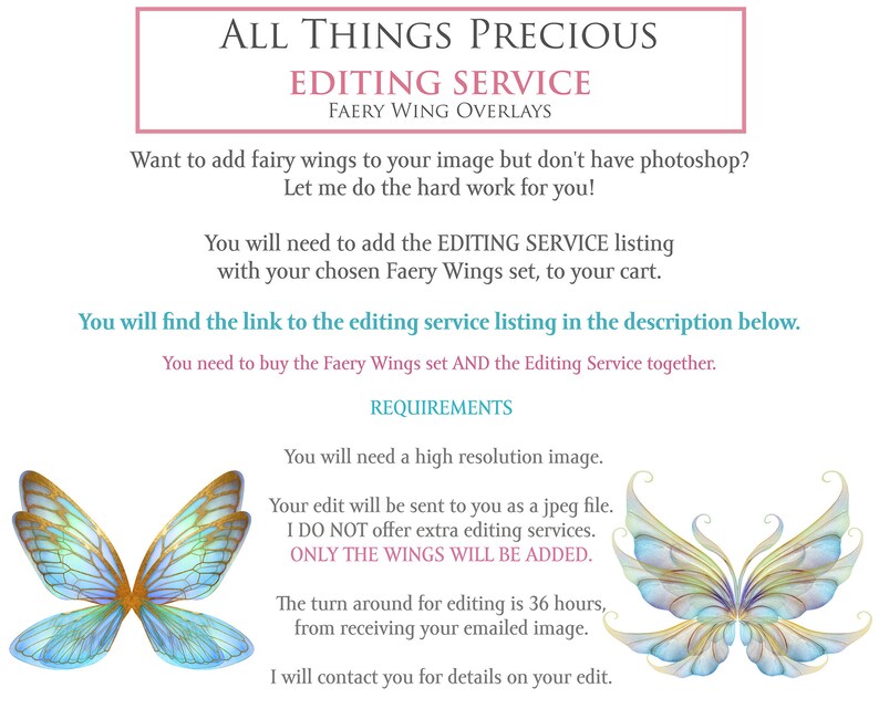 Digital Overlays for Photographers. Fairy Wings. Fairy Wing Overlays. High resolution, fine art digital assets for creating fantasy art. Magical transparent Png Overlay. See through real wings for authentic effects. Bundle. Real Butterfly Colourful.